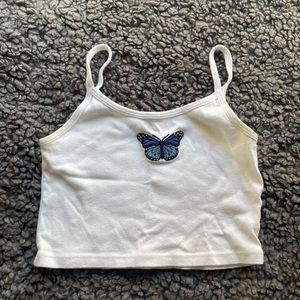 Brandy Melville Butterfly Tank